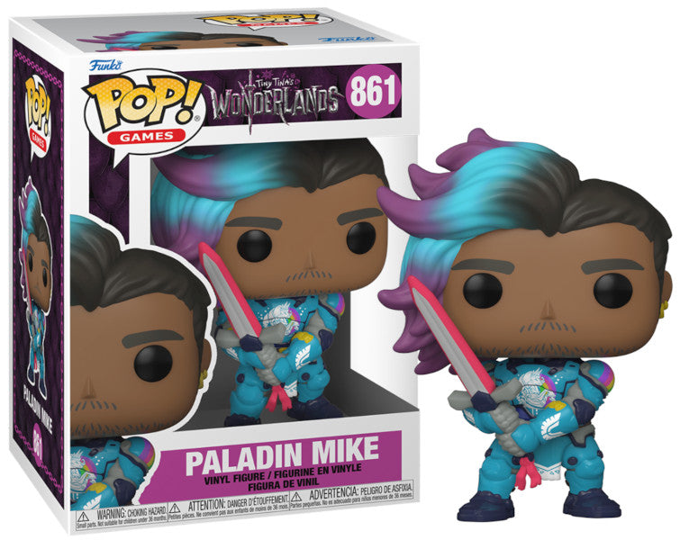 Pop Games: Tiny Tina’S Wonderland - Paladin Mike Pop Games: Tiny Tina’S Wonderland - Paladin Mike